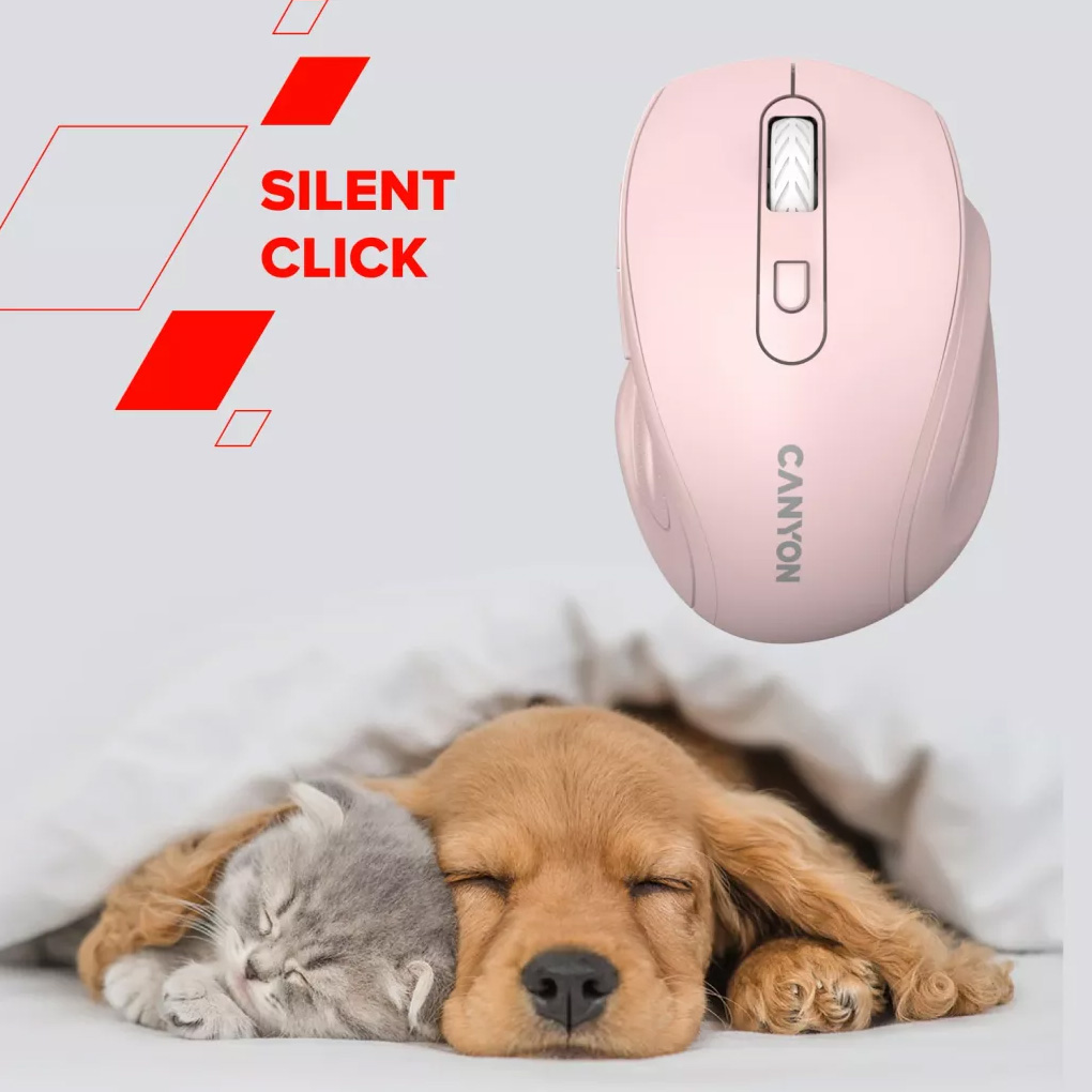 Миша CANYON OnClick 20 Pink (CNE-CMSW20P)