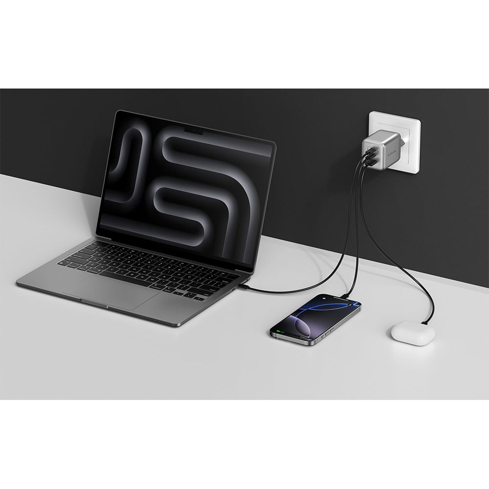 Зарядное устройство ECOFLOW RAPID Pro 100W GaN Charger Silver
