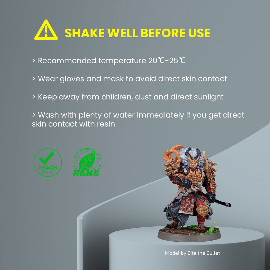 Фотополімерна смола для 3D принтера ELEGOO Water-Washable Resin, 2кг, Ceramic Gray (50.103.0127)