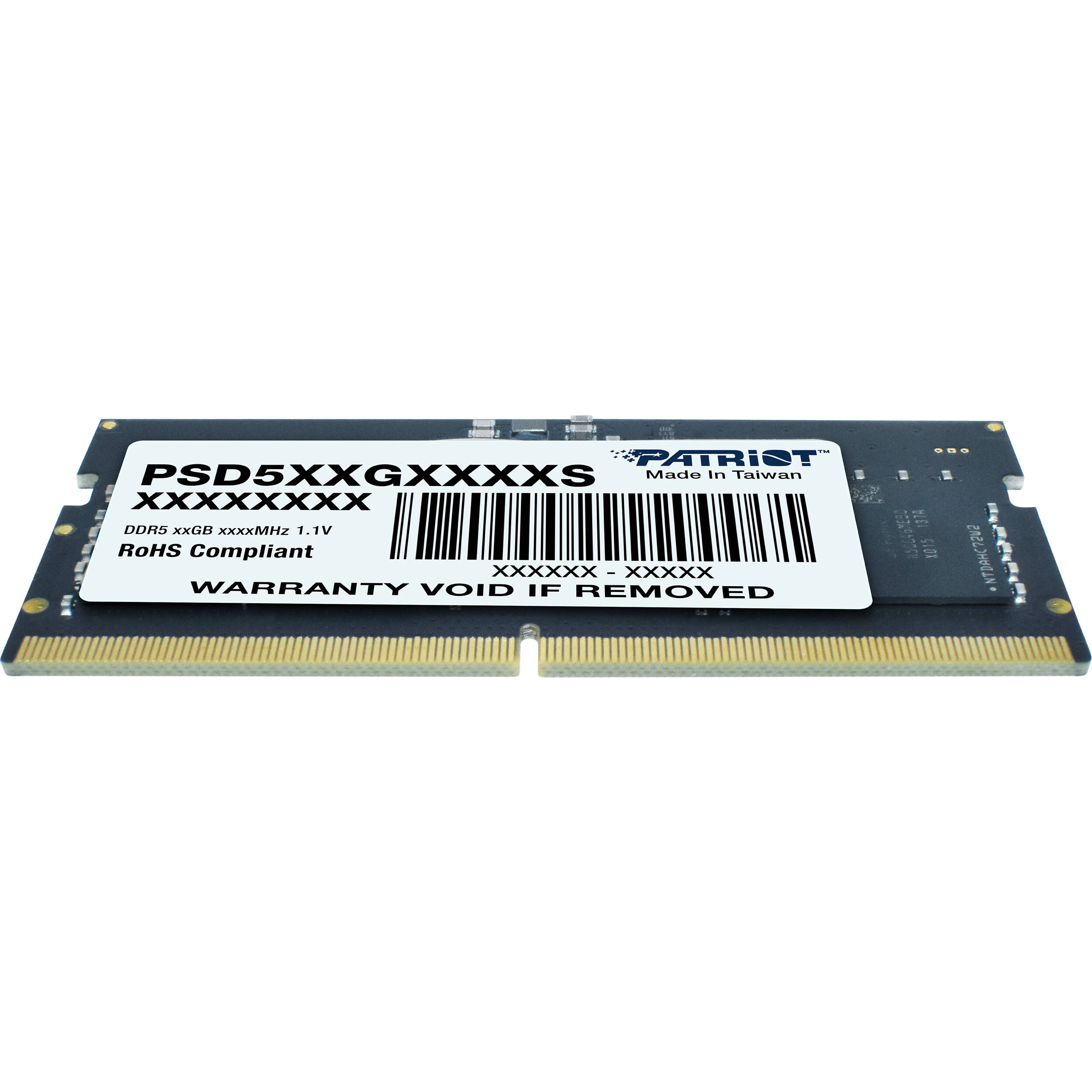 Модуль пам'яті PATRIOT Signature Line SO-DIMM DDR5 4800MHz 16GB (PSD516G480081S)