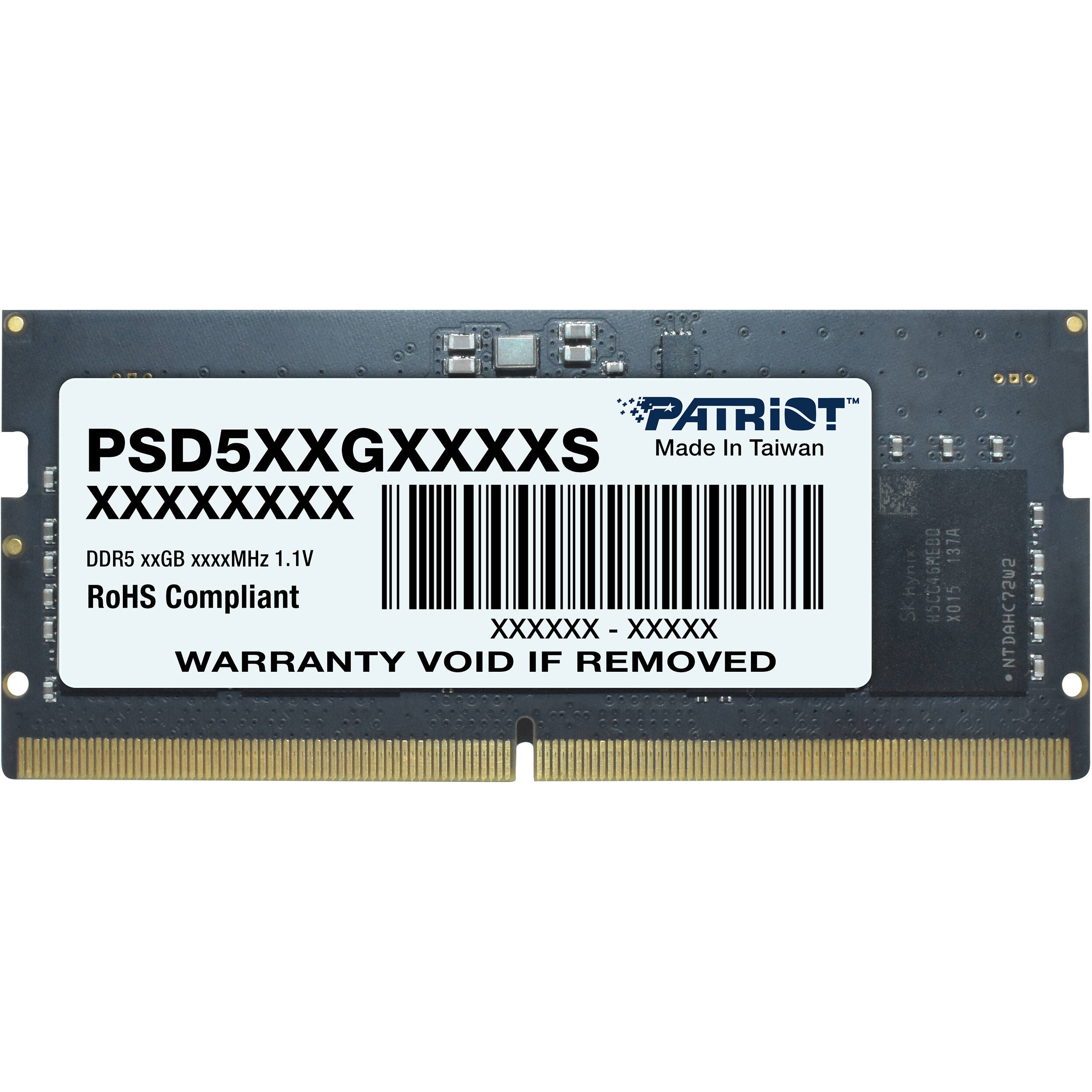 Модуль памяти PATRIOT Signature Line SO-DIMM DDR5 5600MHz 32GB (PSD532G56002S)