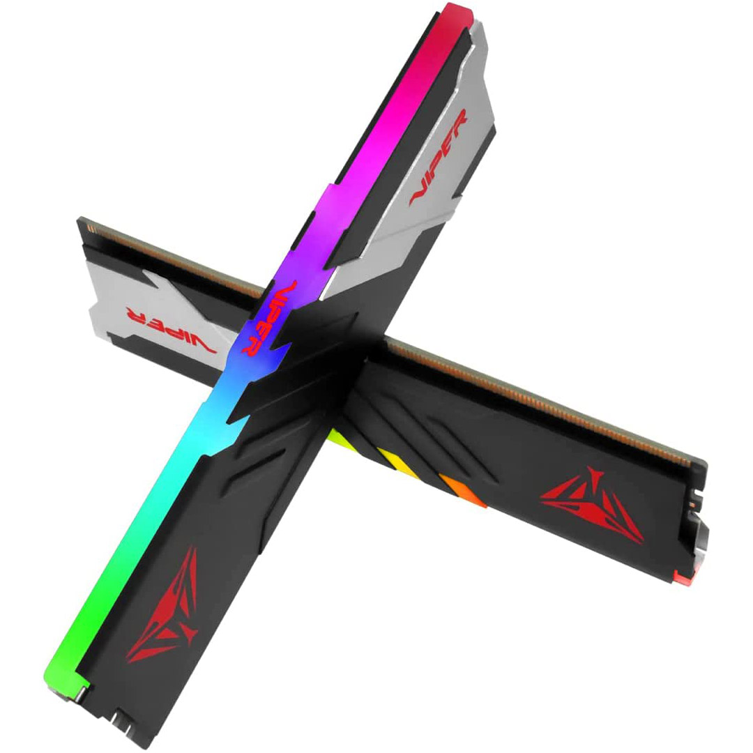 Модуль пам'яті PATRIOT Viper Venom RGB DDR5 6000MHz 64GB Kit 2x32GB (PVVR564G600C30K)