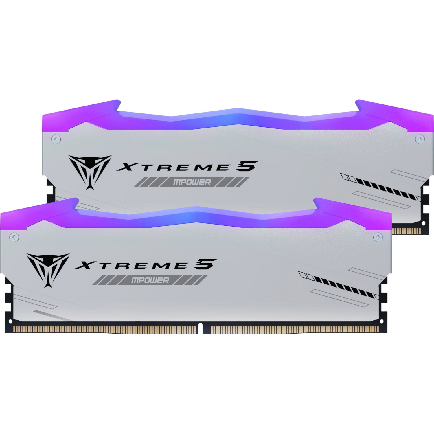 Модуль пам'яті PATRIOT Viper Xtreme 5 RGB MPower DDR5 8000MHz 32GB Kit 2x16GB (PVXR532G80C38KM)