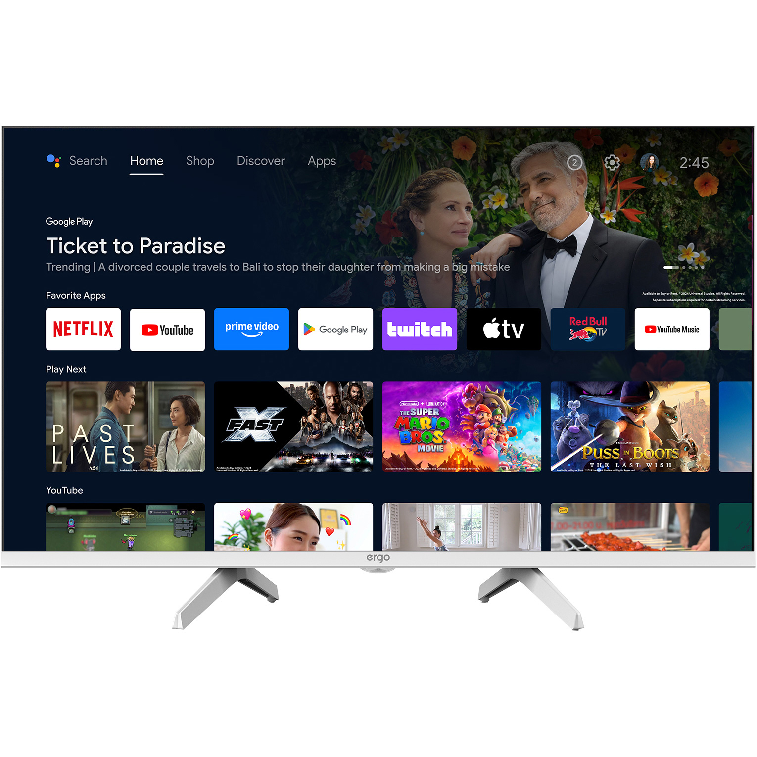 Телевизор ERGO 32" QLED 32JFQ7510