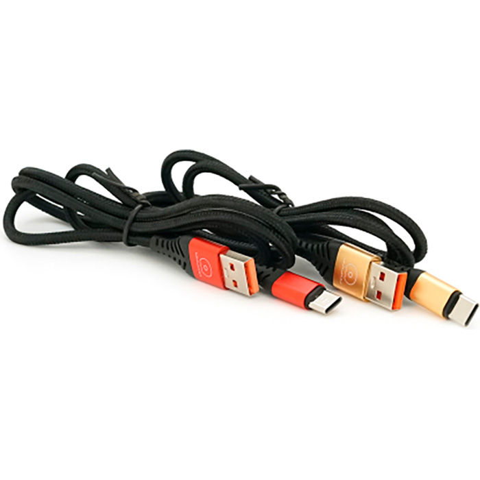 Кабель WUW X140 USB-A to Type-C 2.4A 1м Black