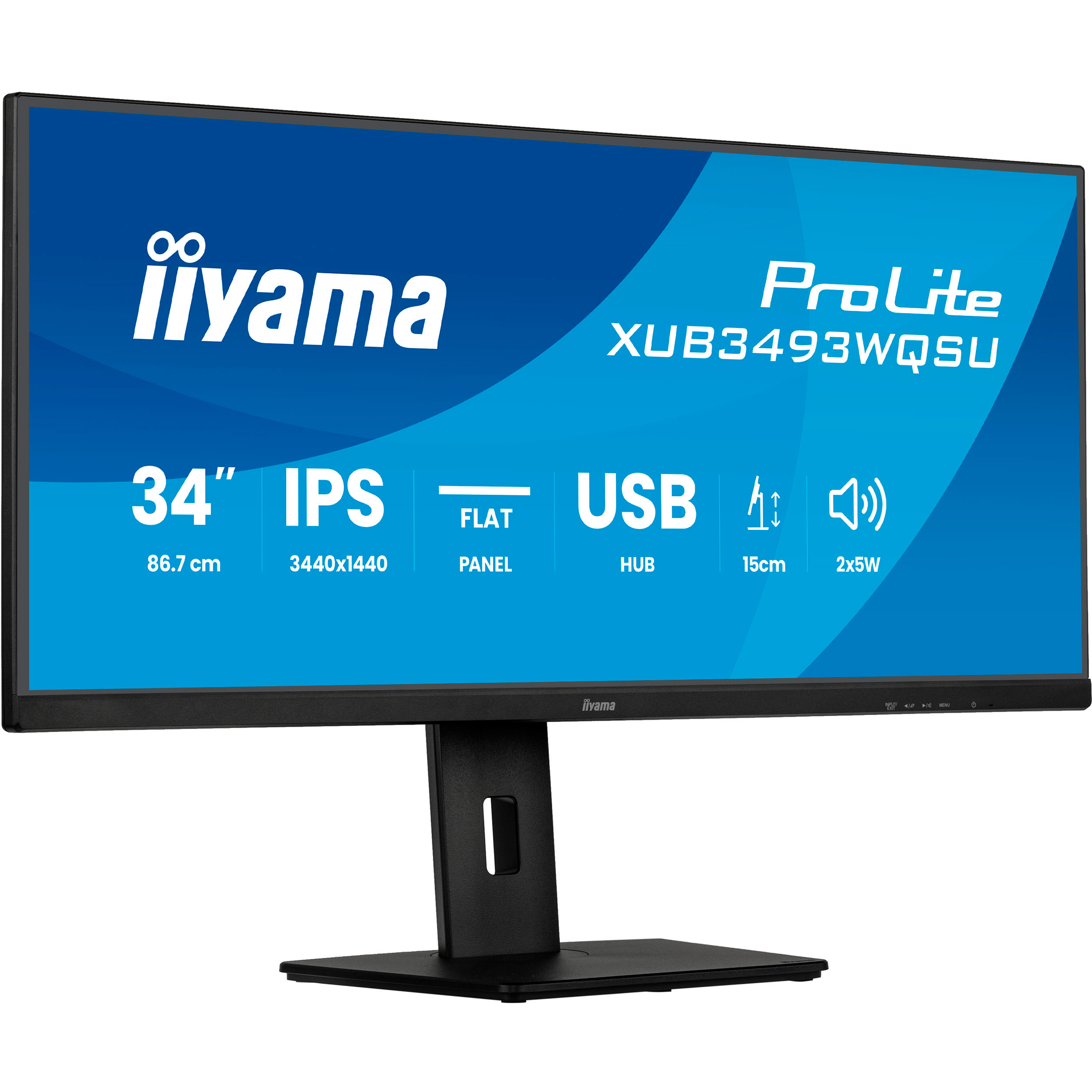 Монітор 34" IIYAMA ProLite XUB3493WQSU-B6