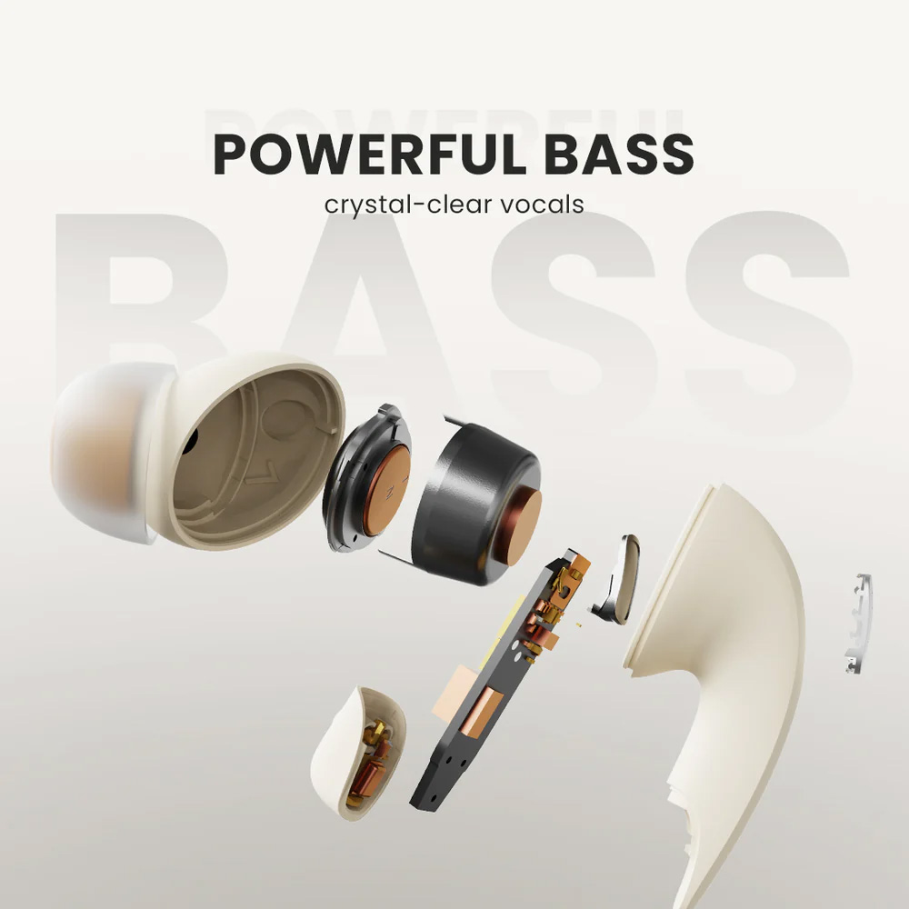 Навушники HIFUTURE FlyBuds4 Ivory White