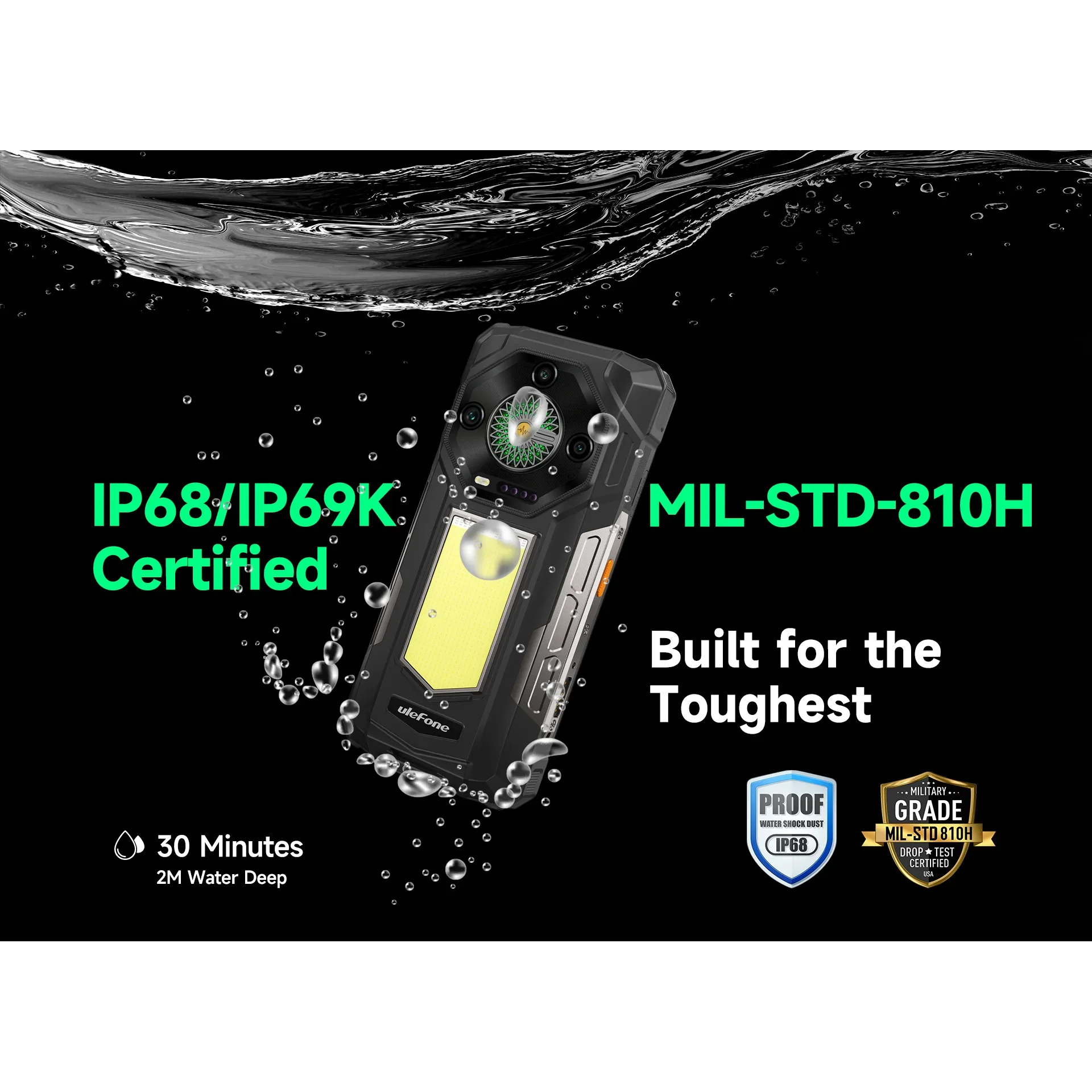 Смартфон ULEFONE Armor 33 12/512GB Phantom Black
