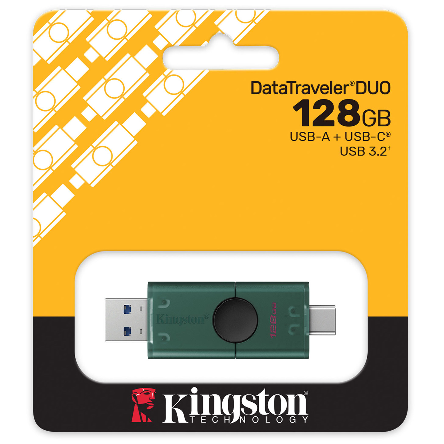 Флешка 128GB KINGSTON DataTraveler Duo G2 USB 3.2 Type-C/USB-A (DTDEG2/128GB)