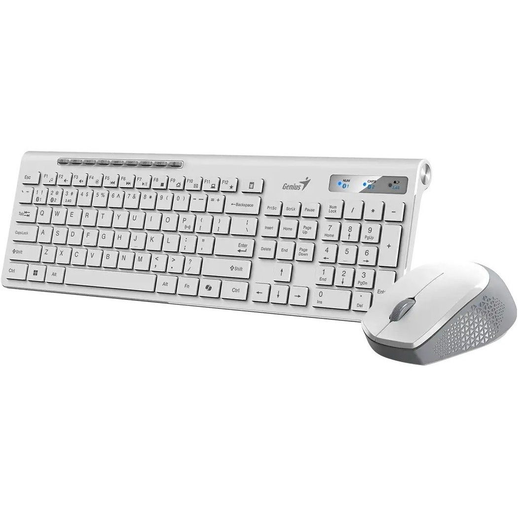 Комплект бездротовий GENIUS SlimStar 8230 White (31340015423)