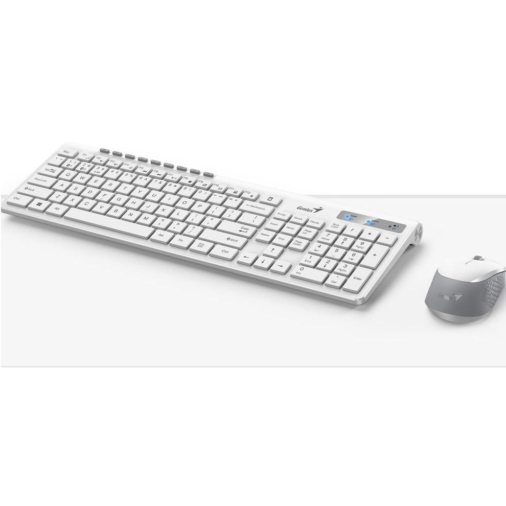Комплект бездротовий GENIUS SlimStar 8230 White (31340015423)