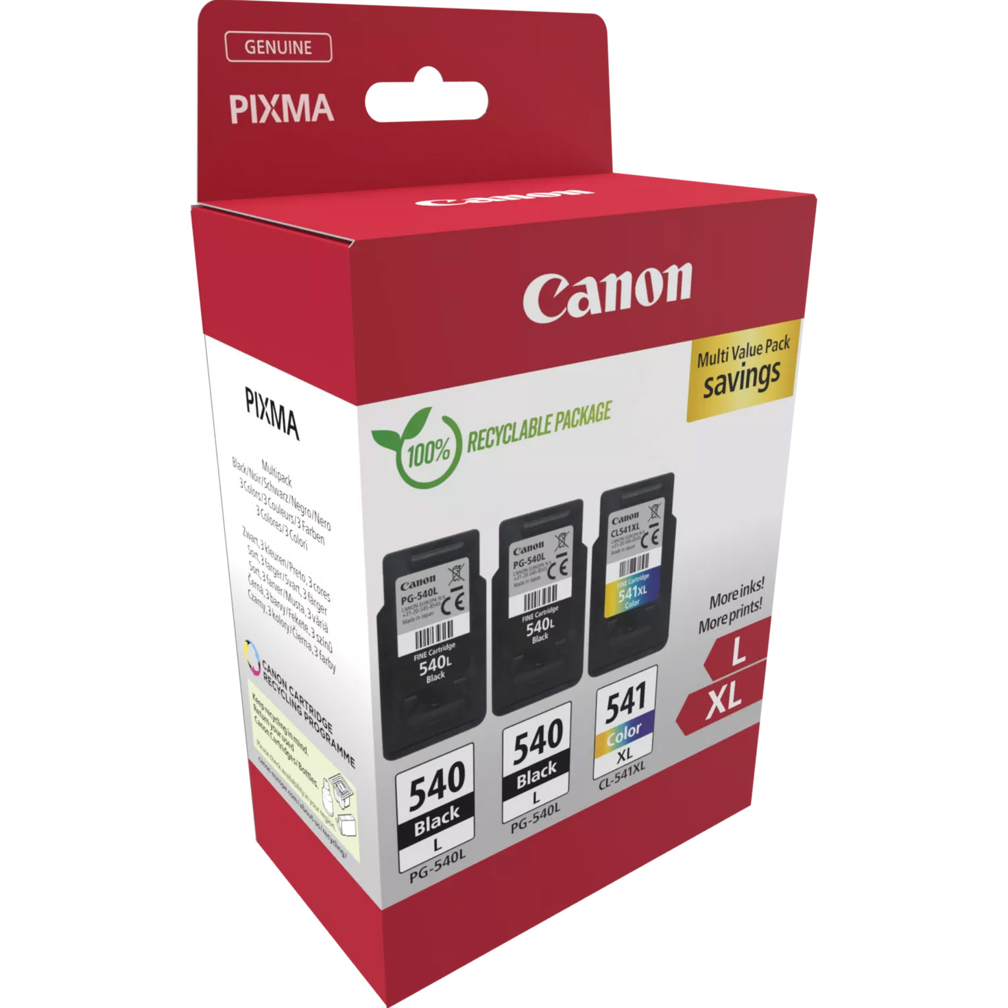 Картридж CANON PG-540 Multipack, Black+Color (5224B017)
