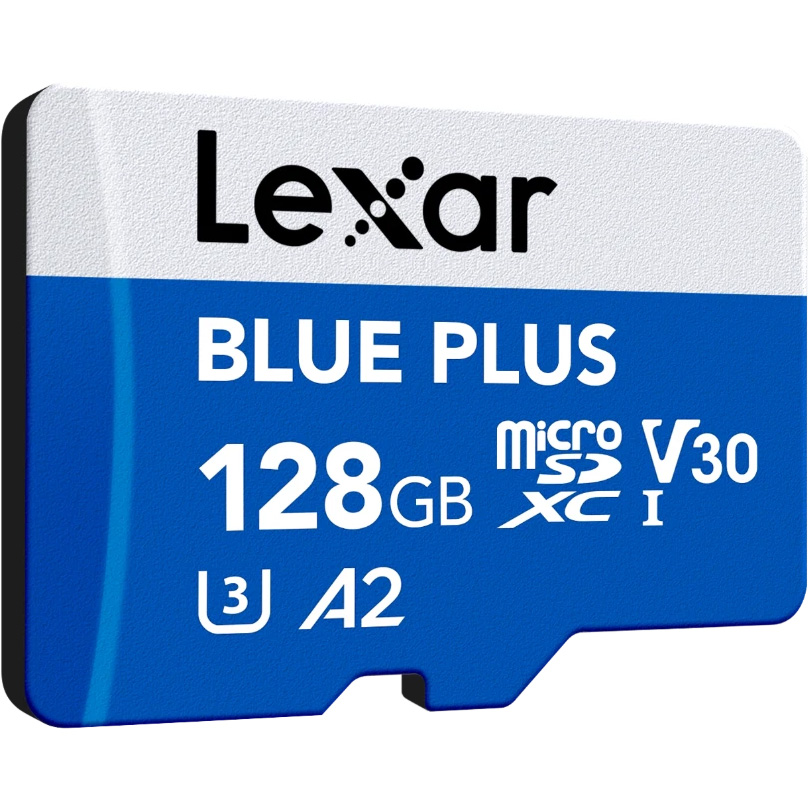 Карта пам'яті LEXAR microSDXC Blue Plus 128GB UHS-I U3 V30 A2 (LMSBLPL128G-BNANG)