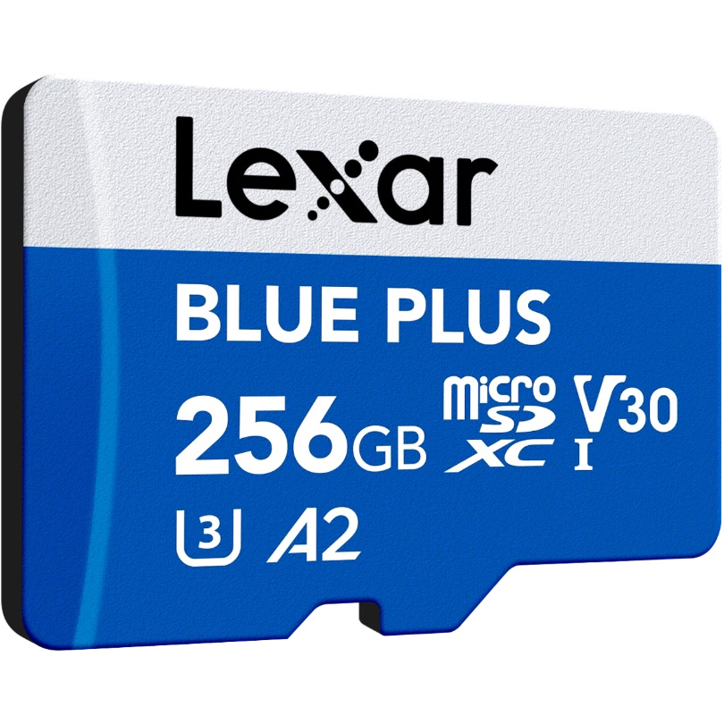Карта пам'яті LEXAR microSDXC Blue Plus 256GB UHS-I U3 V30 A2 (LMSBLPL256G-BNANG)