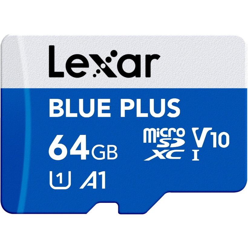 Карта пам'яті LEXAR microSDXC Blue Plus 64GB UHS-I V10 A1 (LMSBLPL064G-BNANG)