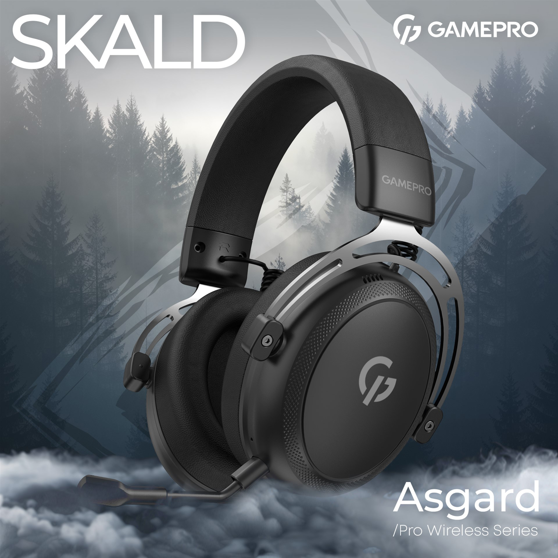 Навушники геймерскі GAMEPRO Asgard Skald (HSW160) Black (HSW160B)