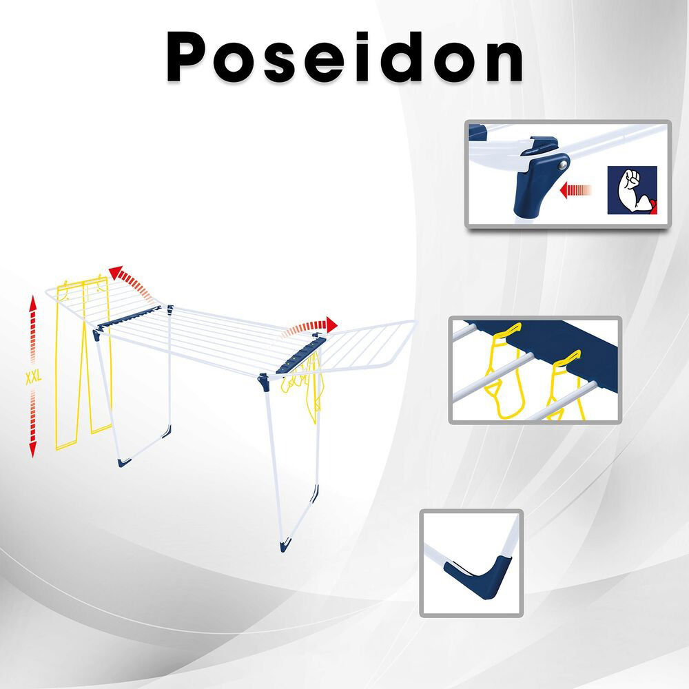 Сушилка для белья напольная CASA SI Poseidon Super White 20м