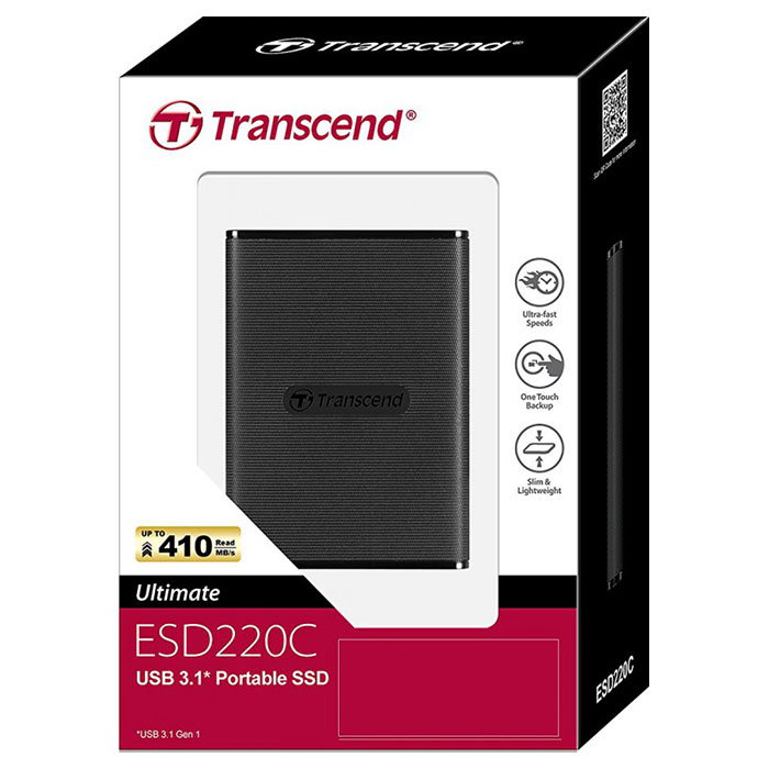 Портативный SSD диск TRANSCEND ESD220C 120GB USB3.1 (TS120GESD220C)