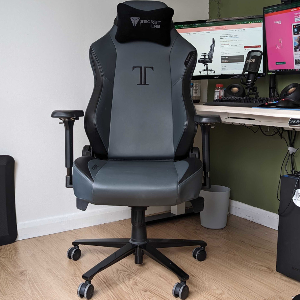 Крісло геймерське SECRETLAB Titan 2020 Prime 2.0 Ash