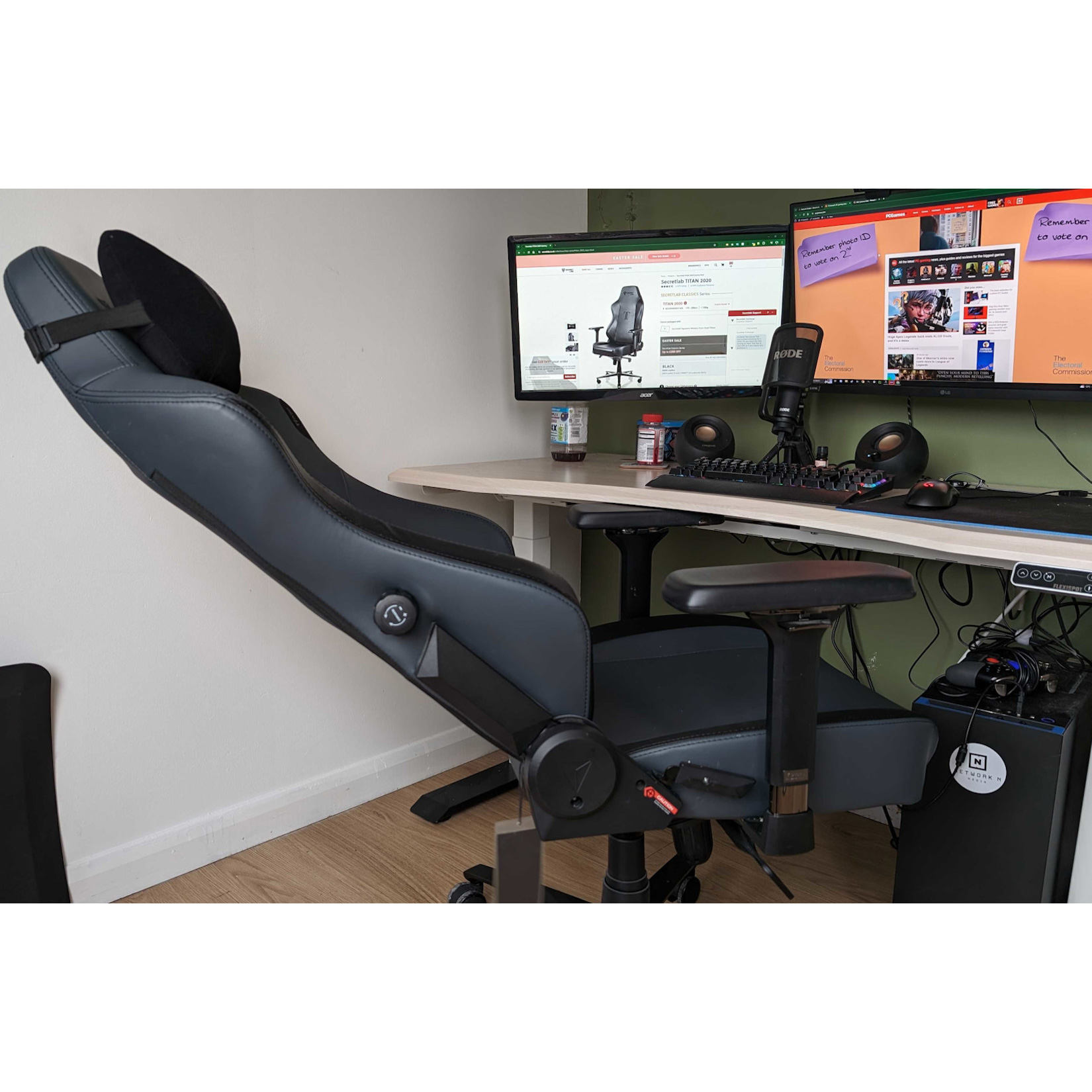 Крісло геймерське SECRETLAB Titan 2020 Prime 2.0 Ash