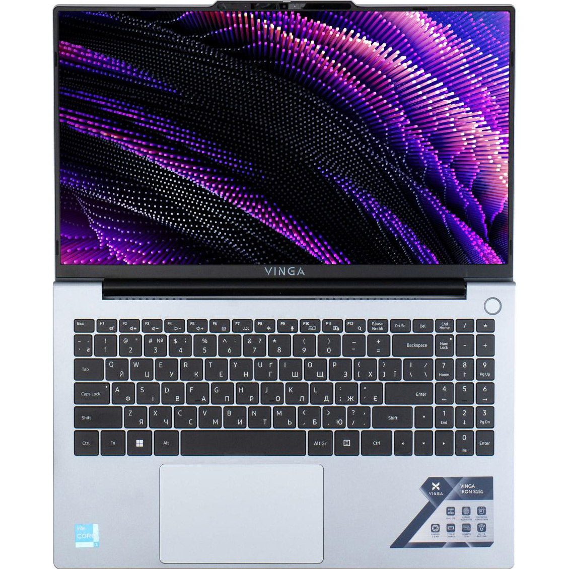 Ноутбук VINGA Iron S151 Gray (S151-131516512S)