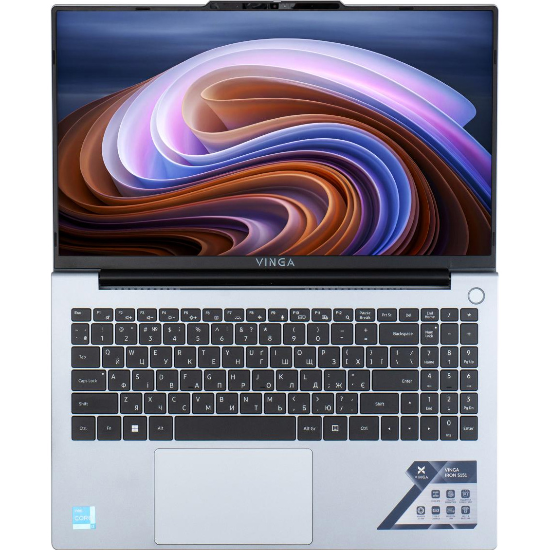Ноутбук VINGA Iron S151 Gray (S151-133416512SWP)