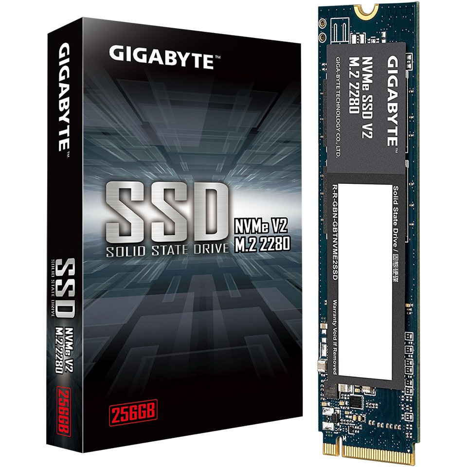 SSD диск GIGABYTE NVMe SSD V2 256GB M.2 NVMe (G3NVMEV2256G)