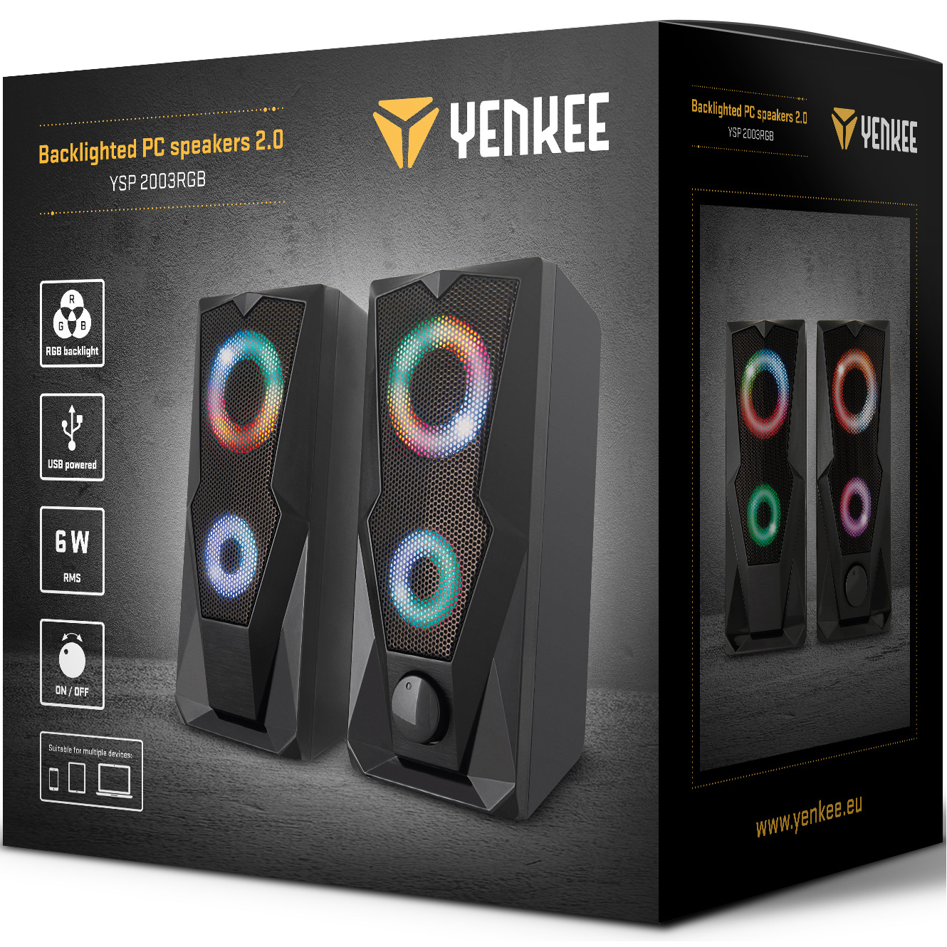 Акустична система YENKEE YSP 2003RGB Black