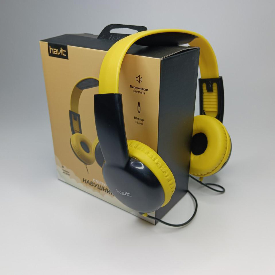 Наушники HAVIT HV-H211d Yellow/Black
