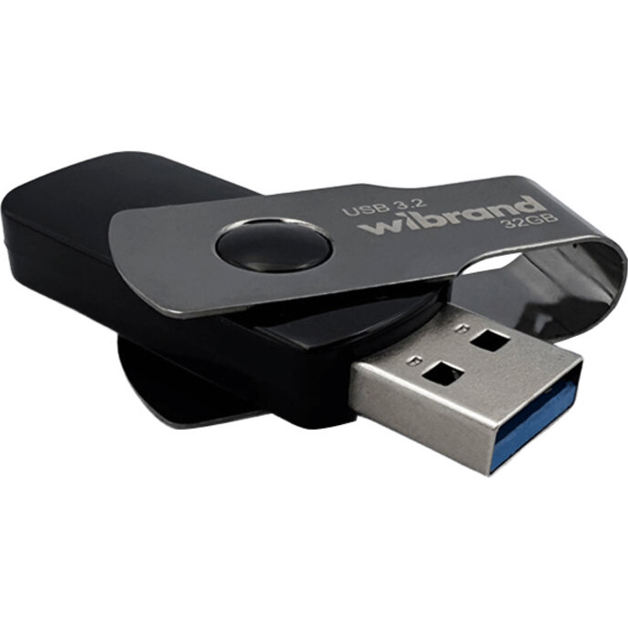 Флешка 32GB WIBRAND Lizard USB 3.2 Black