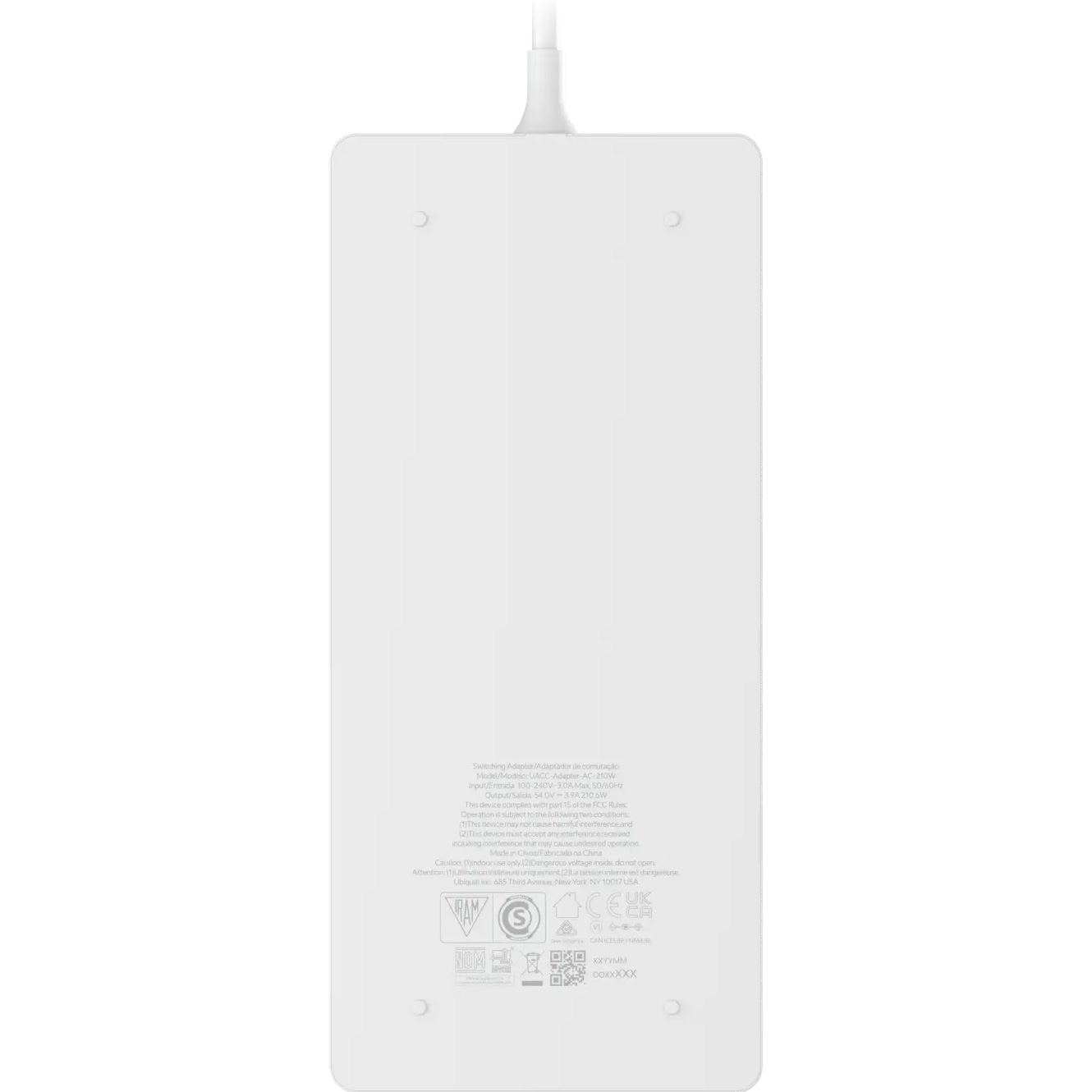 Блок живлення UBIQUITI AC Adapter 210W 54V 3.9A 210W (UACC-ADAPTER-AC-210W-EU)