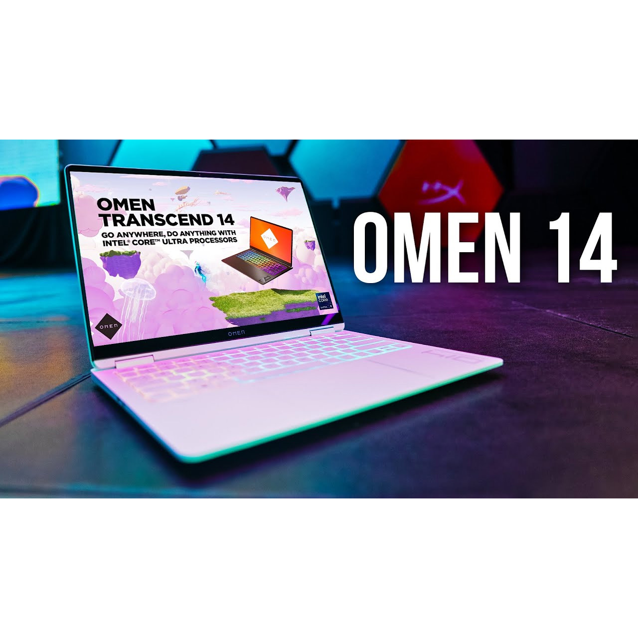 Ноутбук HP Omen Transcend 14-fb1003ua Ceramic White (C3UL2EA)