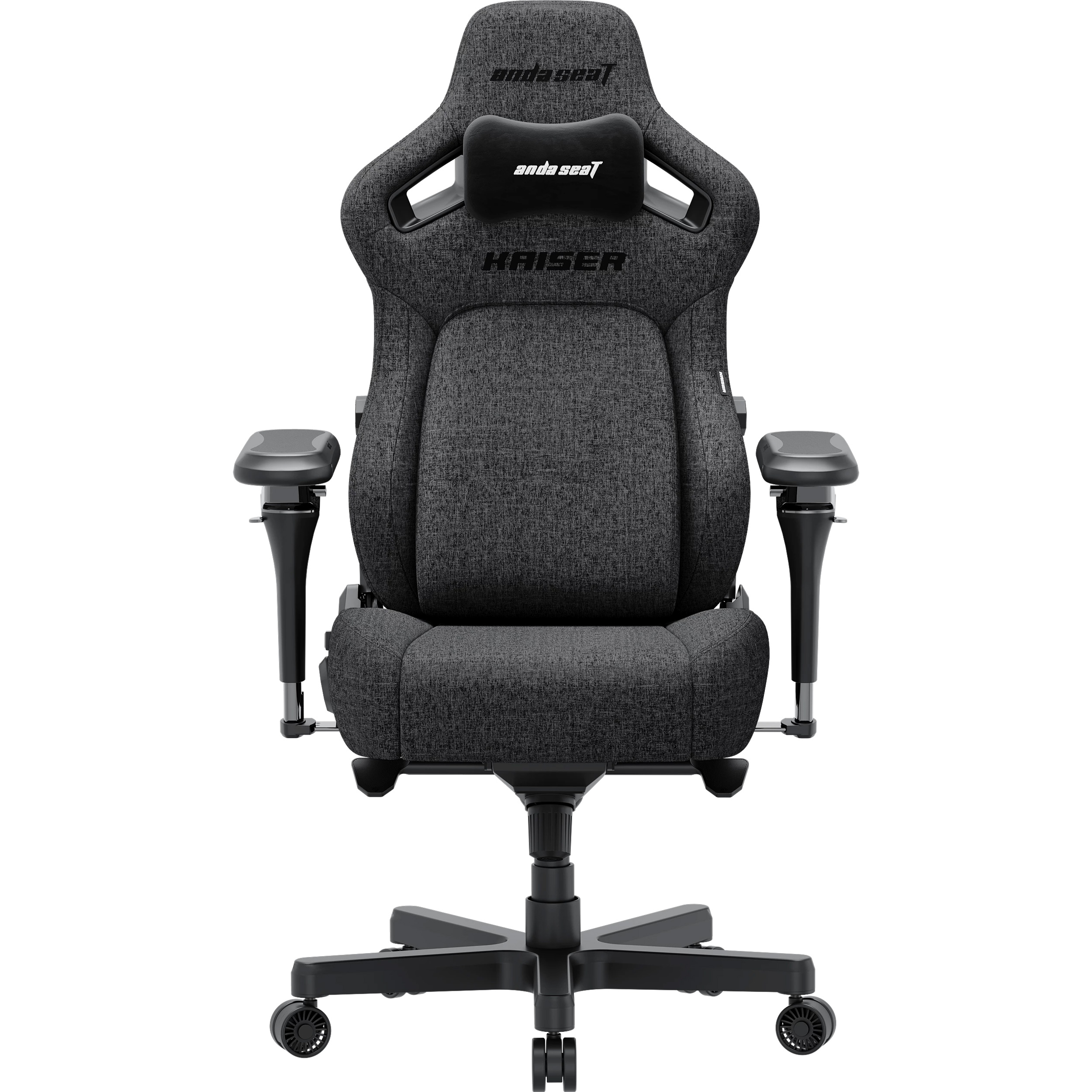 Крісло геймерське ANDA SEAT Kaiser 4 V2 XL Dark Gray Fabric