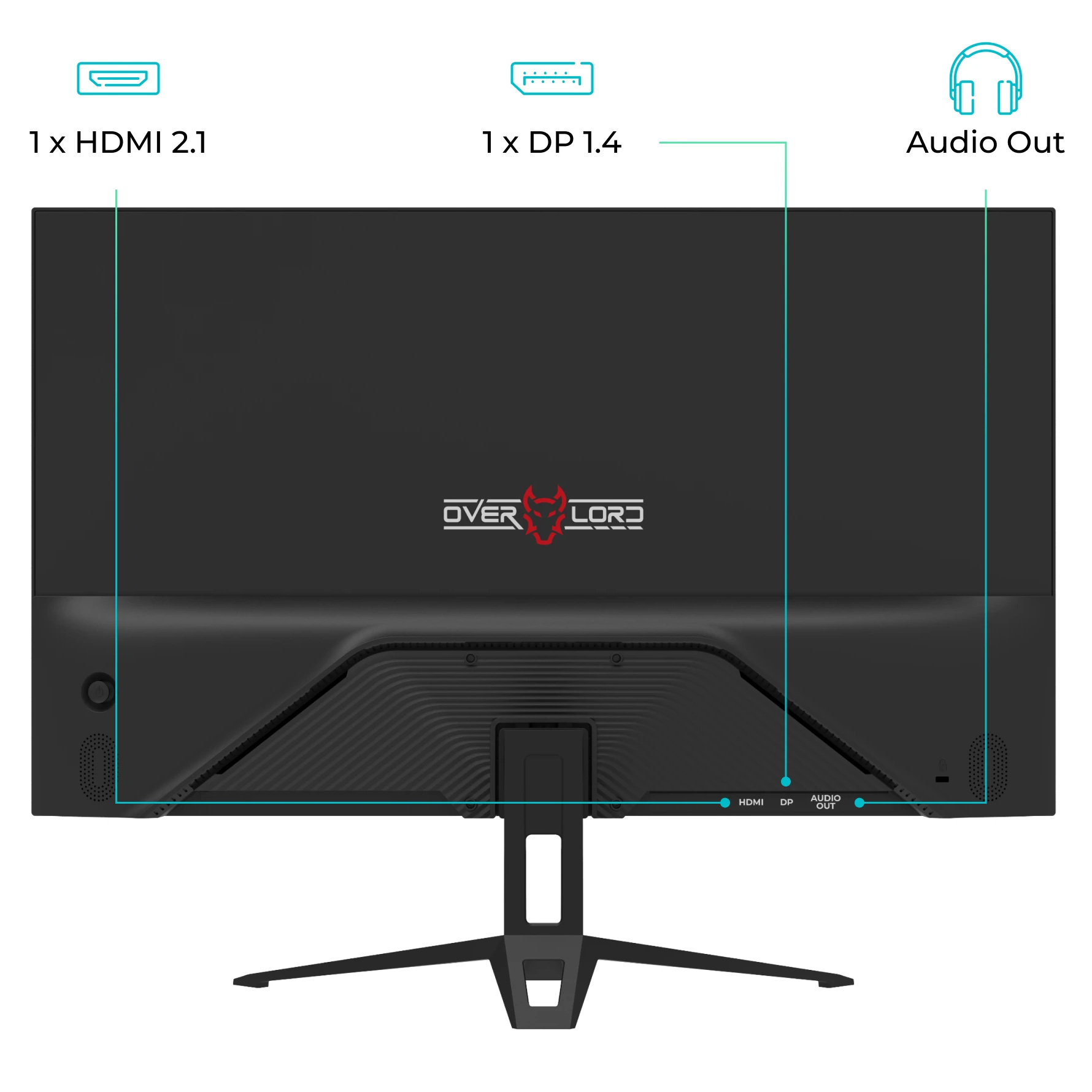 Монітор 24" QUBE Overlord G24F144S
