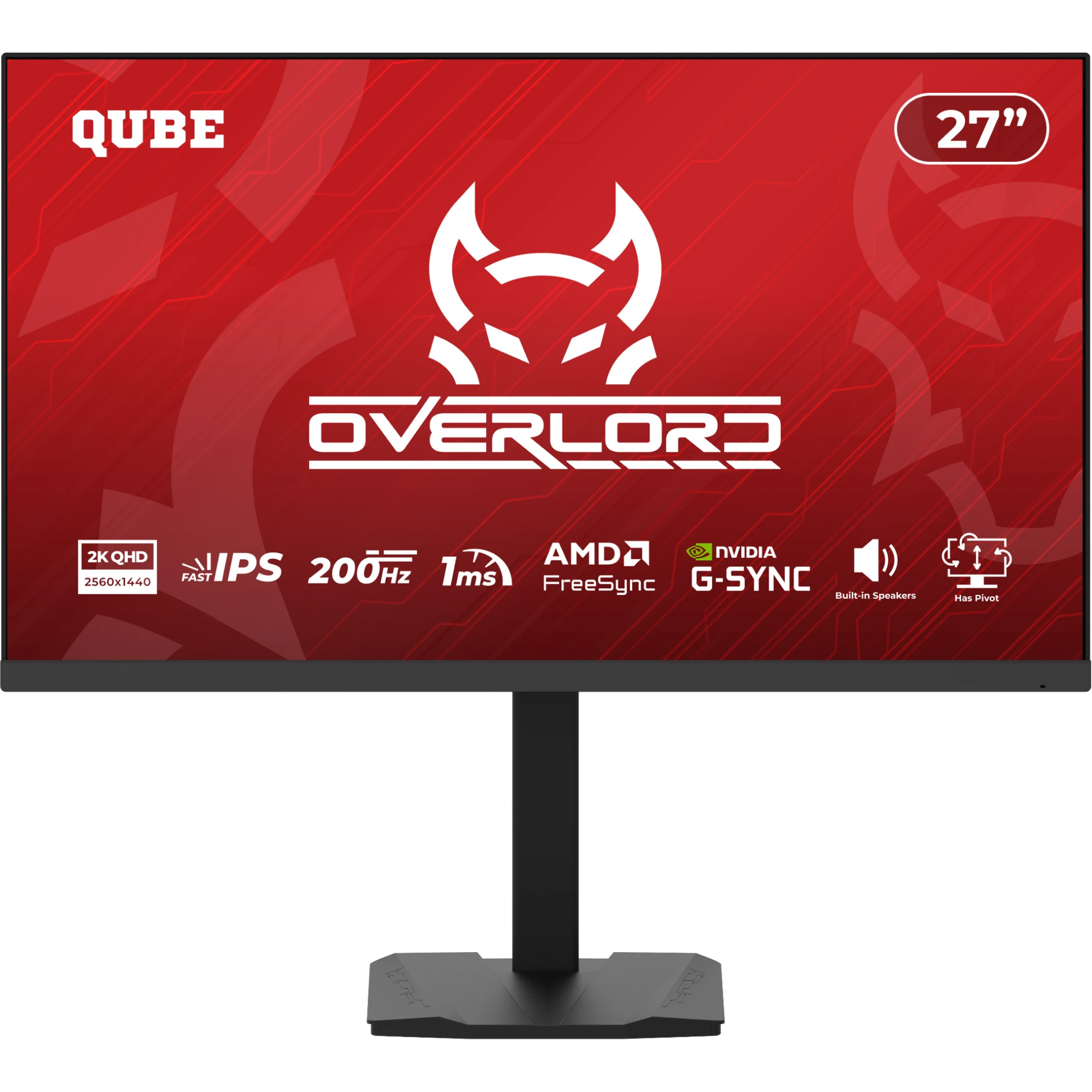 Монітор 27" QUBE Overlord G27Q200H