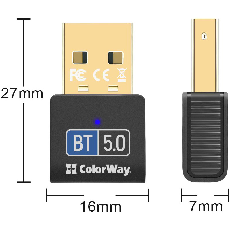 Bluetooth адаптер COLORWAY CW-AD-BT50