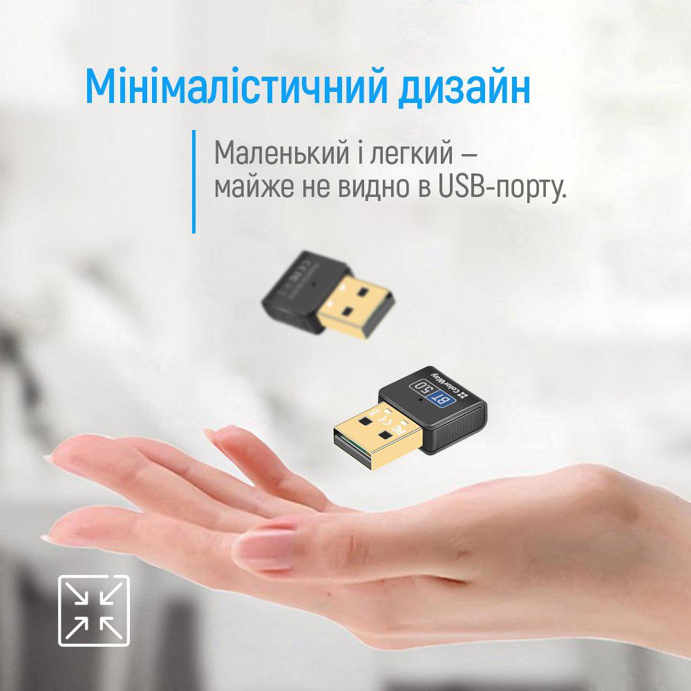 Bluetooth адаптер COLORWAY CW-AD-BT50