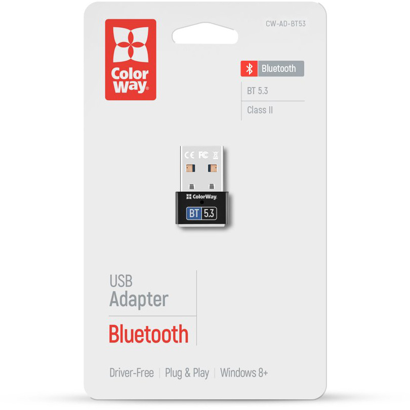 Bluetooth адаптер COLORWAY CW-AD-BT53