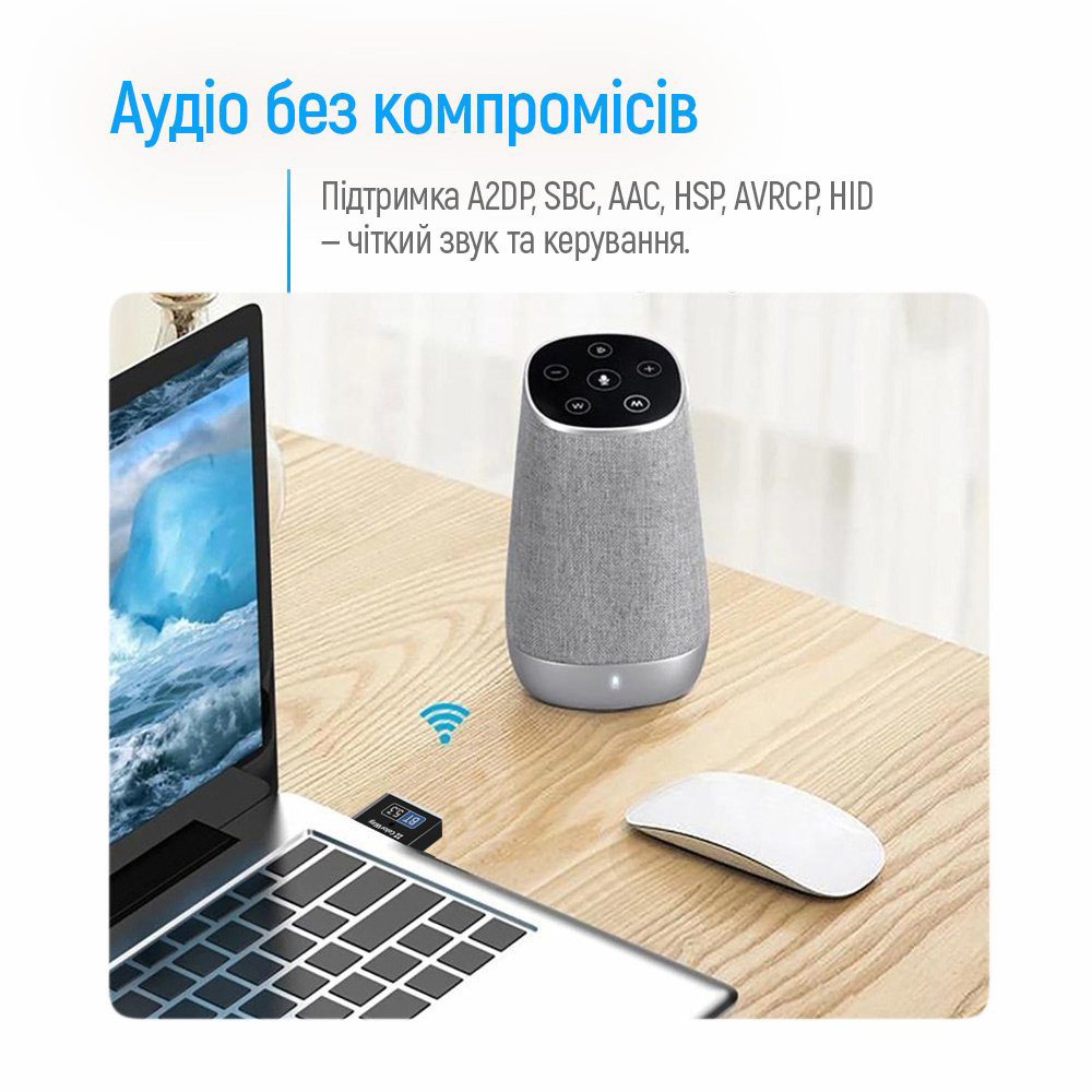 Bluetooth адаптер COLORWAY CW-AD-BT53