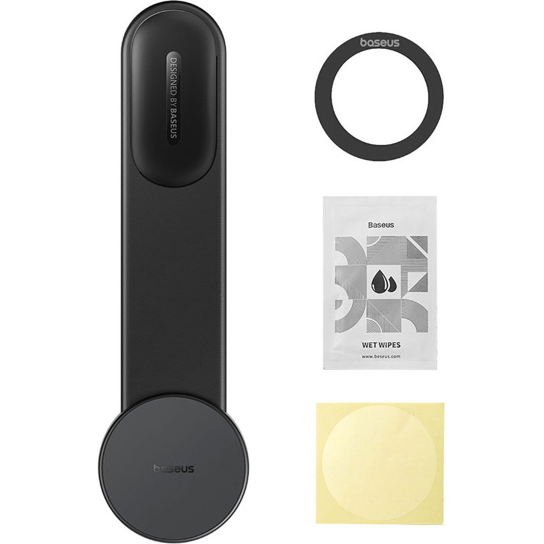 Автотримач для смартфона BASEUS PrimeTrip C02 Air Magnetic Car Mount Stick-on Type Black (C40182801113-01)