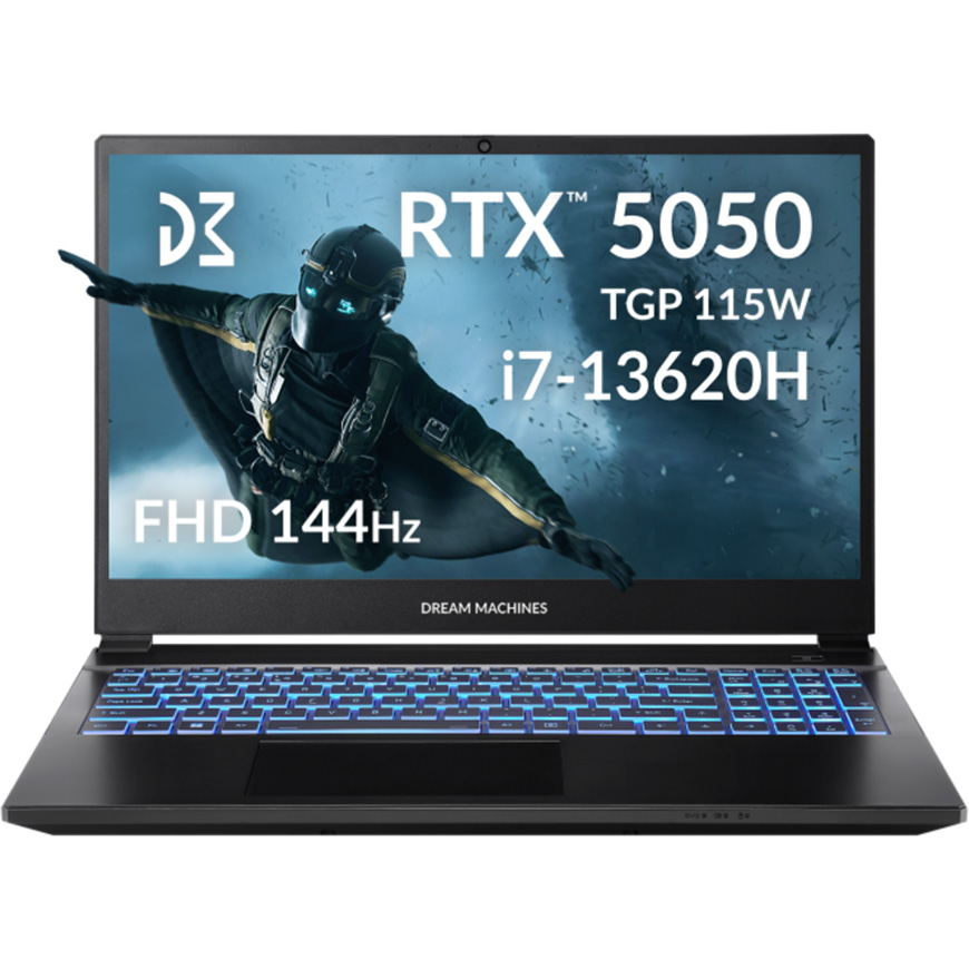 Ноутбук DREAM MACHINES RG5050-15 Black (RG5050-15UA27)