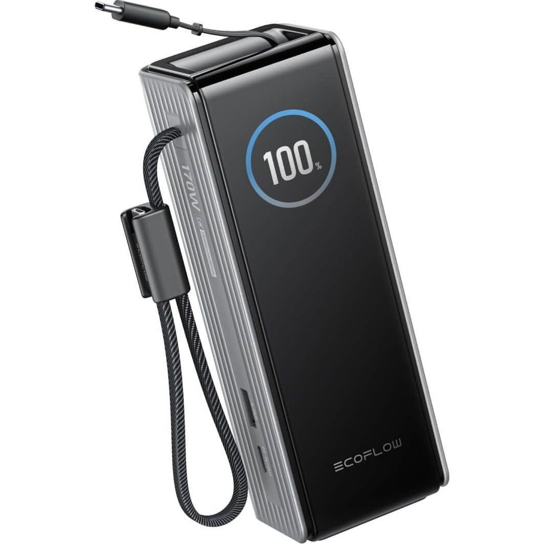 Повербанк ECOFLOW Rapid 100W 25000mAh Silver