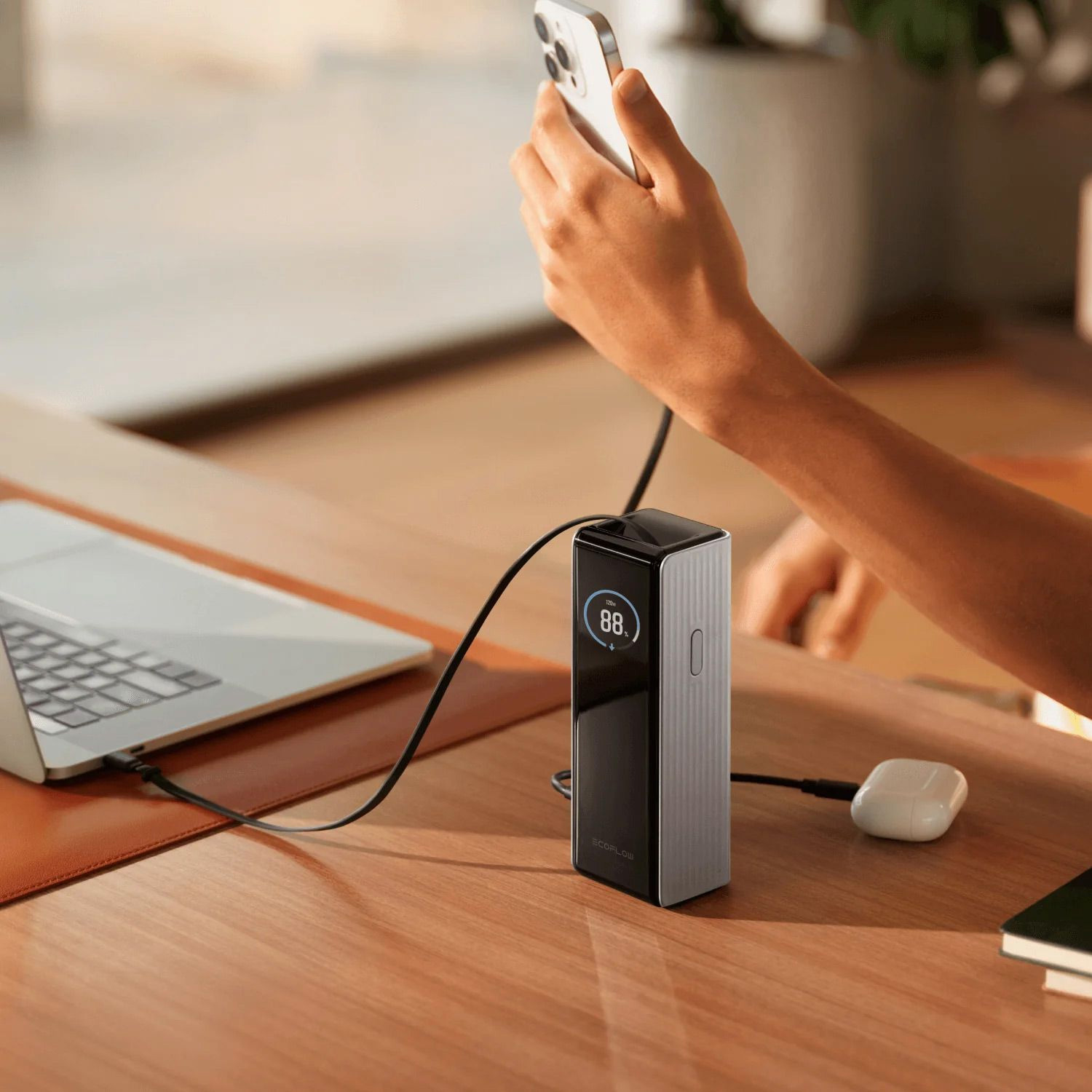 Повербанк ECOFLOW Rapid 100W 25000mAh Silver