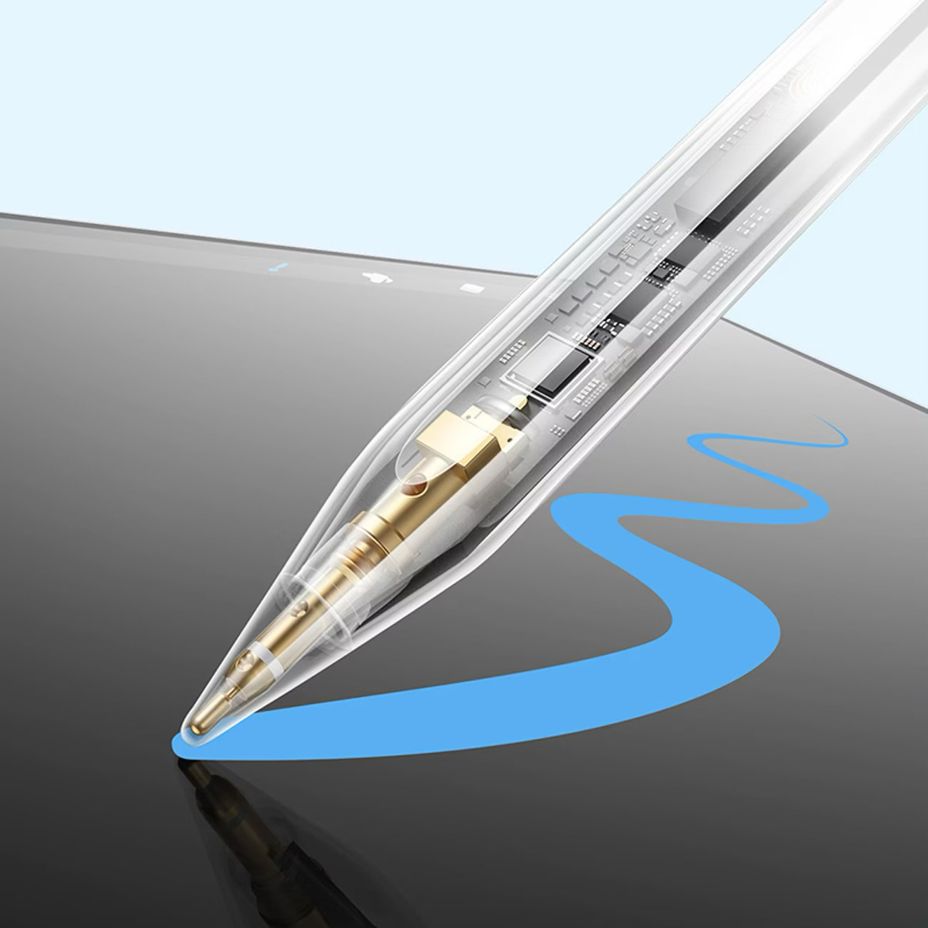 Стилус BASEUS Smooth Writing 3 Wireless Charging Stylus Active White (P80080806213-00)