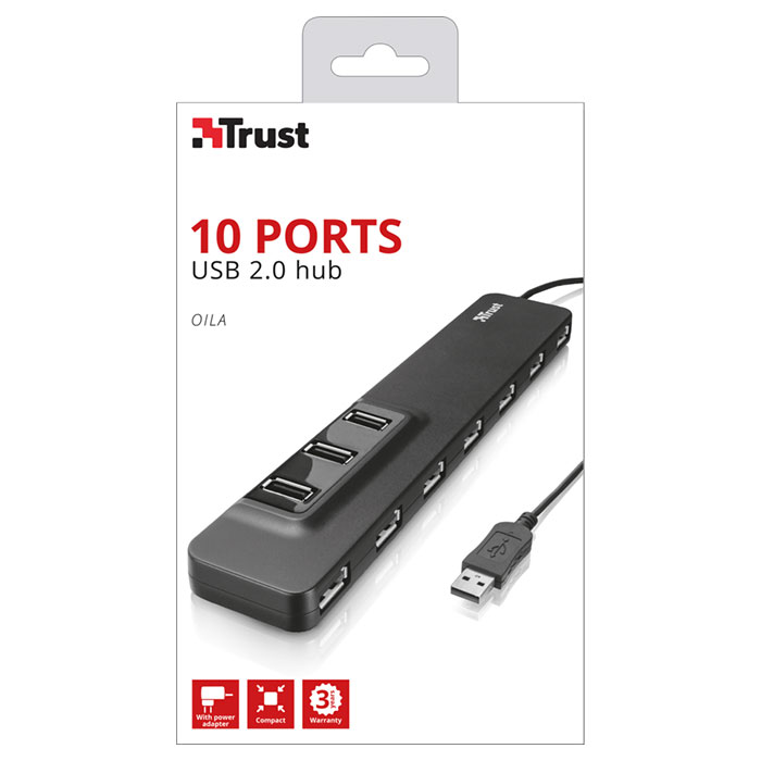 USB хаб TRUST Oila (20575)