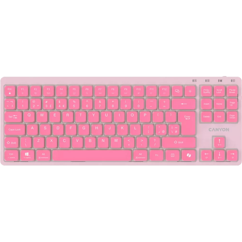 Клавіатура CANYON OnType 10 Pink (CNS-HKB10P)
