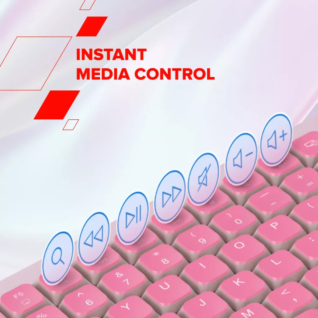 Клавіатура CANYON OnType 10 Pink (CNS-HKB10P)