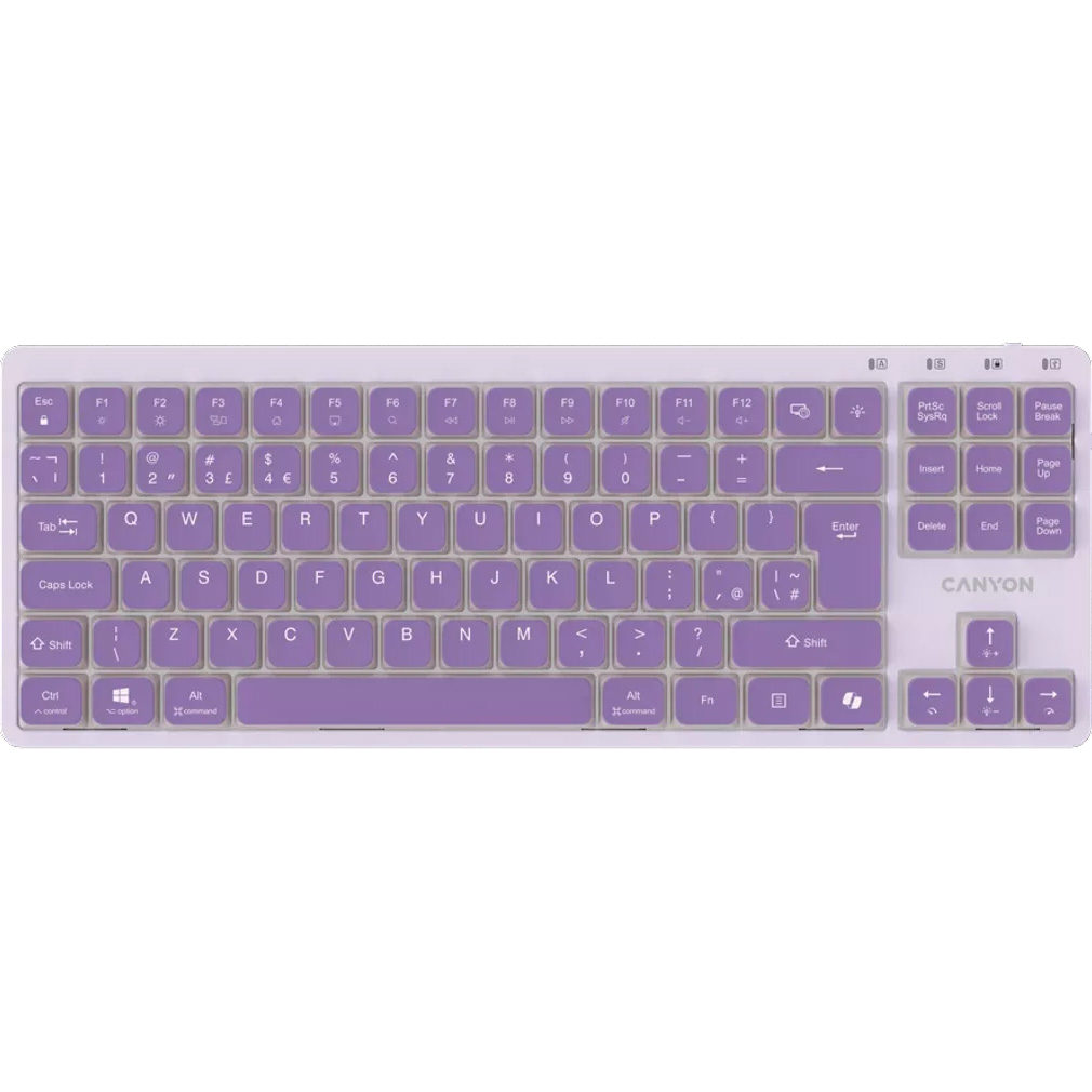 Клавіатура CANYON OnType 10 Violet (CNS-HKB10V)
