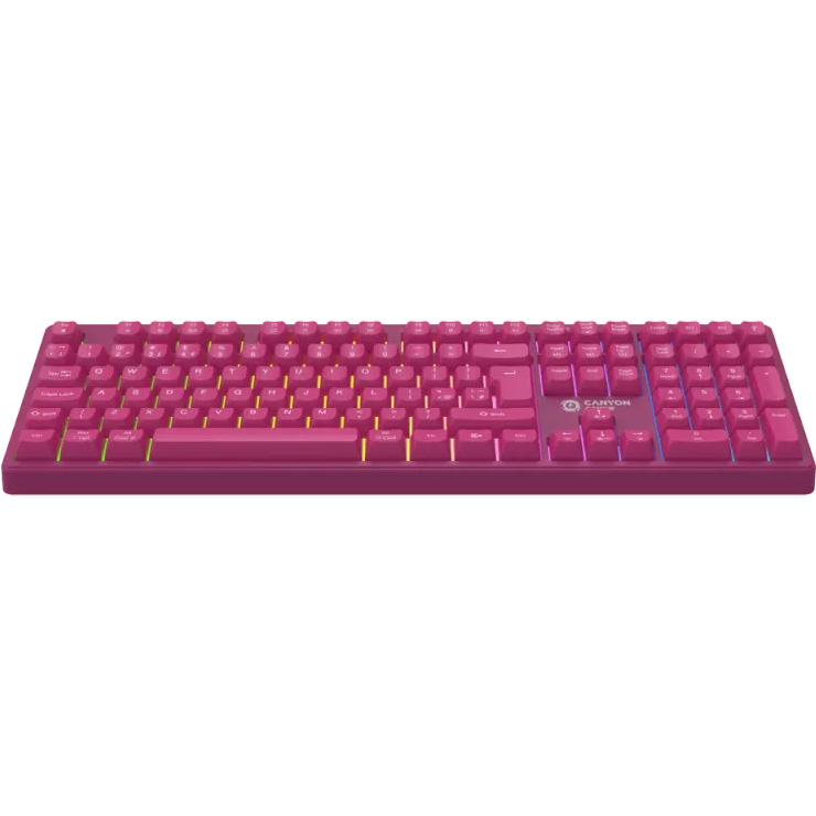 Клавіатура бездротова CANYON Fortnax GKW-2 Pink (CND-SKBW2)