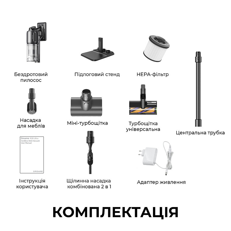Пилосос DREAME R20 Ultra (VRV57F-1)